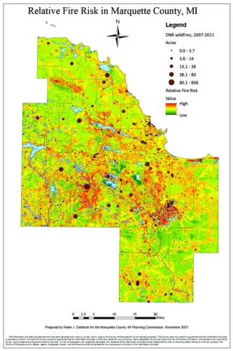 Marquette County to partner with SWP in renewing fire breaks in K.I. Sawyer
